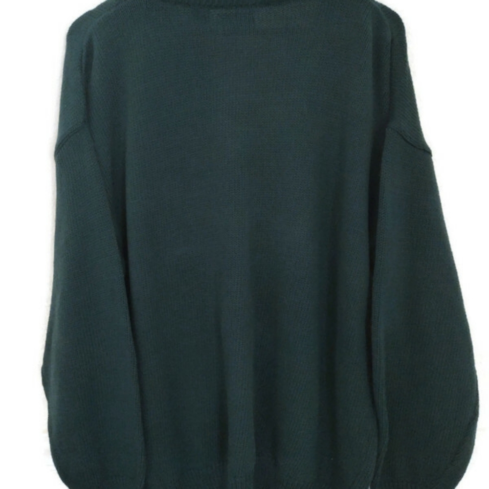 IZOD Hunter Green Golf V Neck Sweater Size Large - Picture 3 of 4